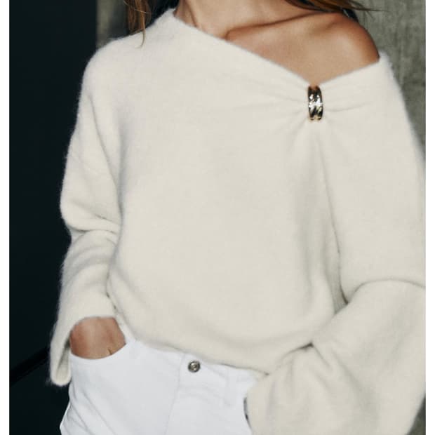 자라 니트 스웨터 