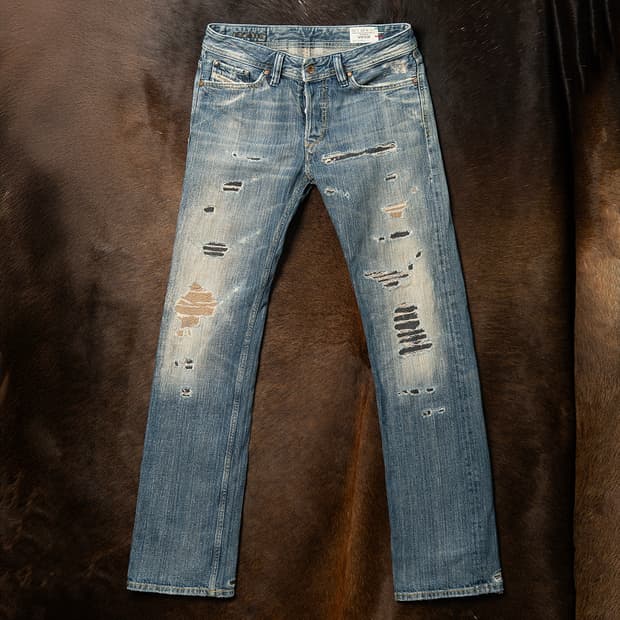 [29] 00s 디젤 이태리 메이드 VIKER 패치워크 데님팬츠 