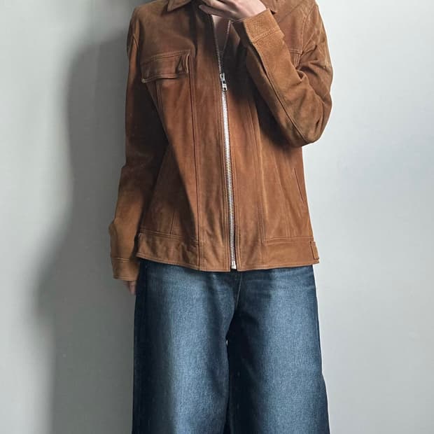 파머스마켓 스웨이드 웨스턴 자켓