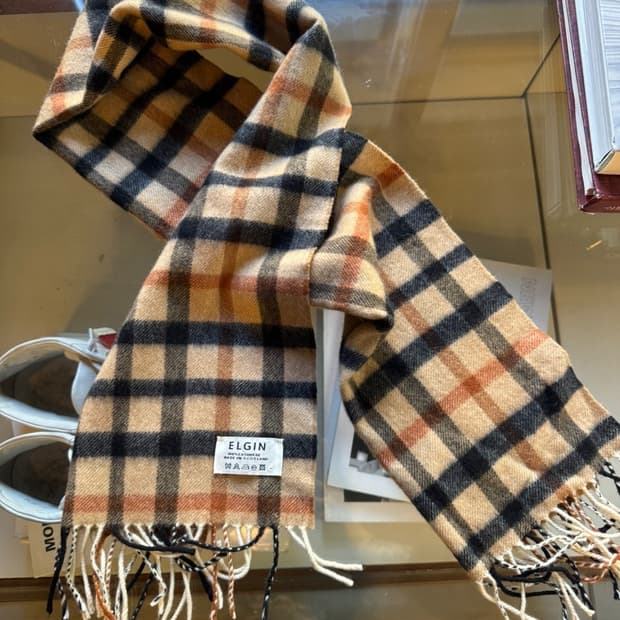 ELGIN 스코티쉬 캐시미어 머플러