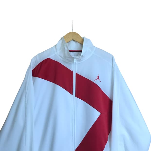 🕺🏻조던 올드스쿨 흰색 블루종 바람막이자켓❗