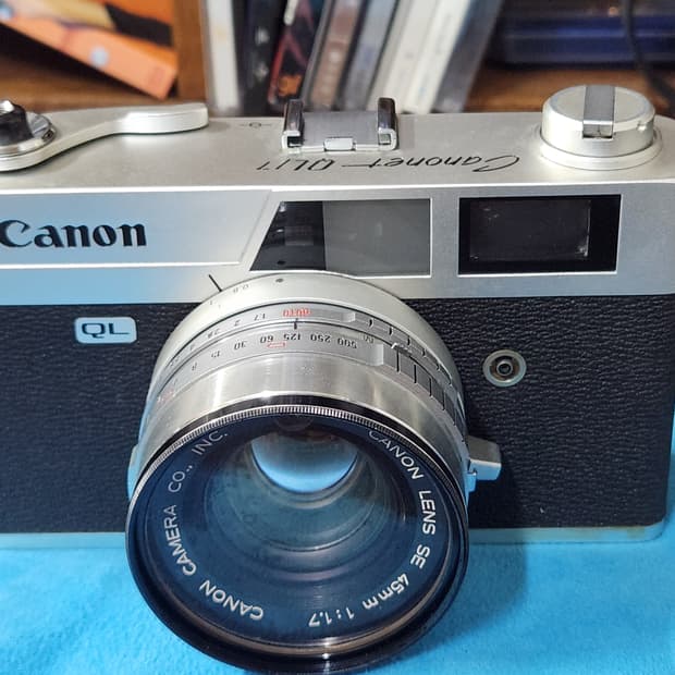 캐논 캐노넷 QL17 45mm f1.7 필름카메라