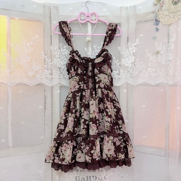 리즈리사 라떼갸루 플로럴 원피스 