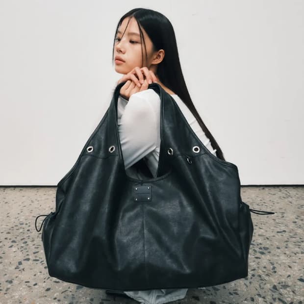 스퀘어라인 테리 백 블랙