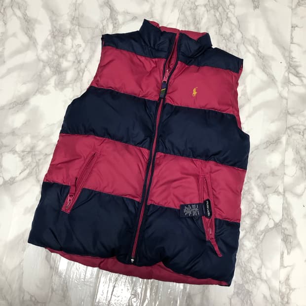 폴로 랄프로렌 패딩 조끼 깔끔