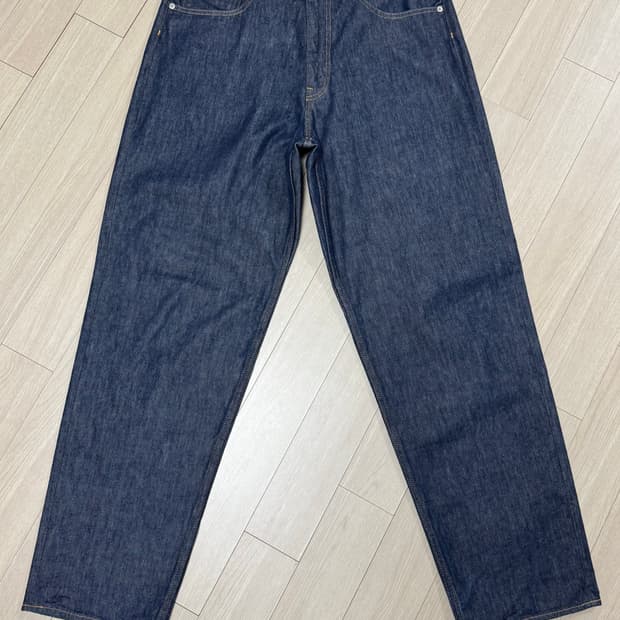 [34] 오라리 하드 트위스트 데님 와이드 팬츠