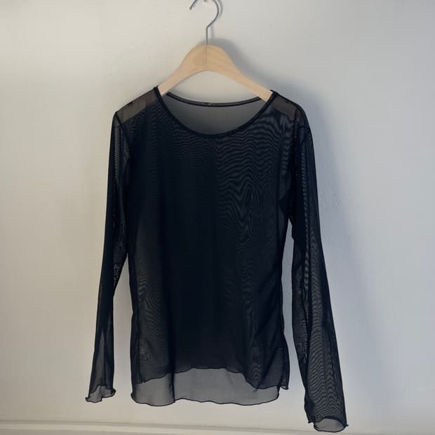 [VTG] black layered sleeve