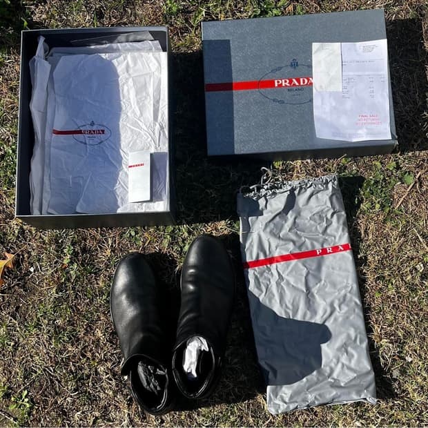 00s Prada Sports Ankle Boots