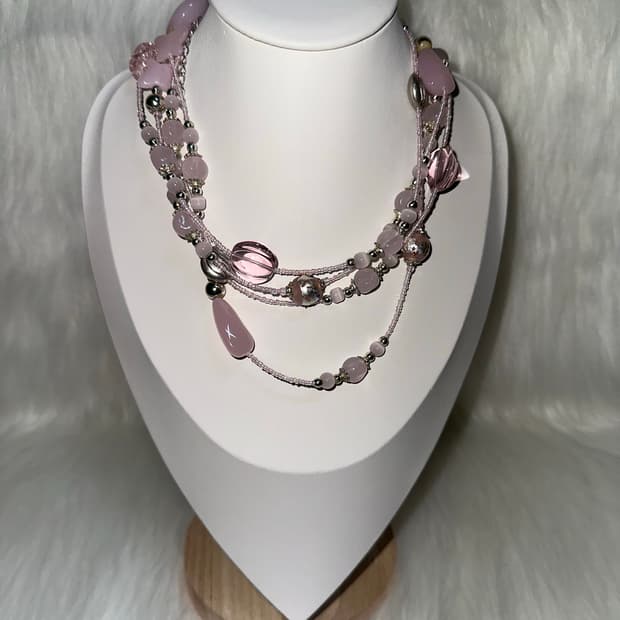 빈티지 오리엔탈 레이어드 목걸이