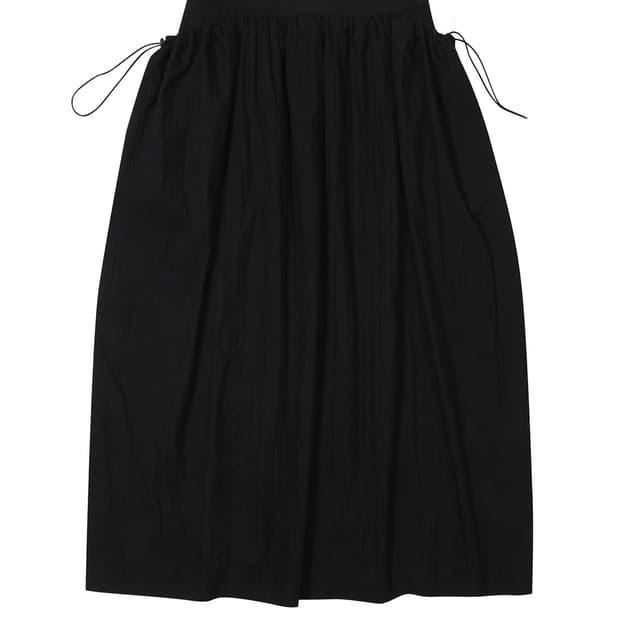 순지 스트링 플레어 스커트