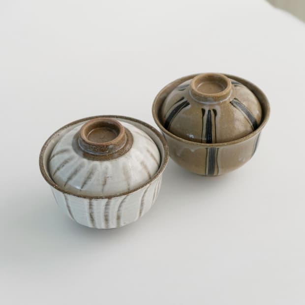 시시서울 덮밥 보울 화이트 브라운 일괄세트 