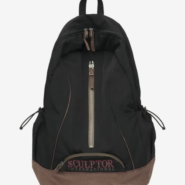 스컬프터 올드스쿨 슬라우치 백팩 차콜