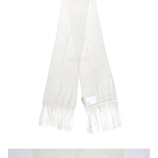 아워레가시 피아노 스카프 화이트