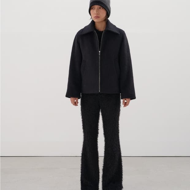 TEAK 티크 알파카 자켓 WOOL ZIP-UP JACKET