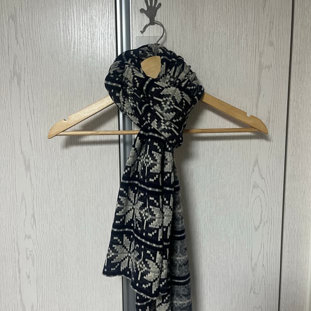 [OS] 꼼데가르송 옴므 02aw 눈송이 울 머플러