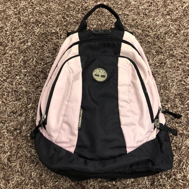 팀버랜드 핑크 백팩