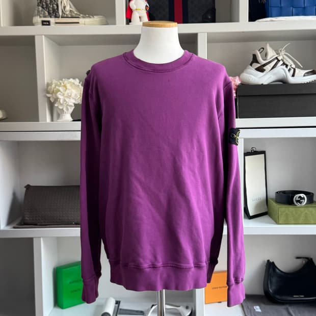 [새상품급,xl] 스톤아일랜드 퍼플 맨투맨