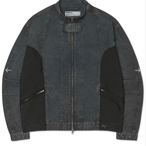 노매뉴얼 OVERDYED TWO-TONE JACKET