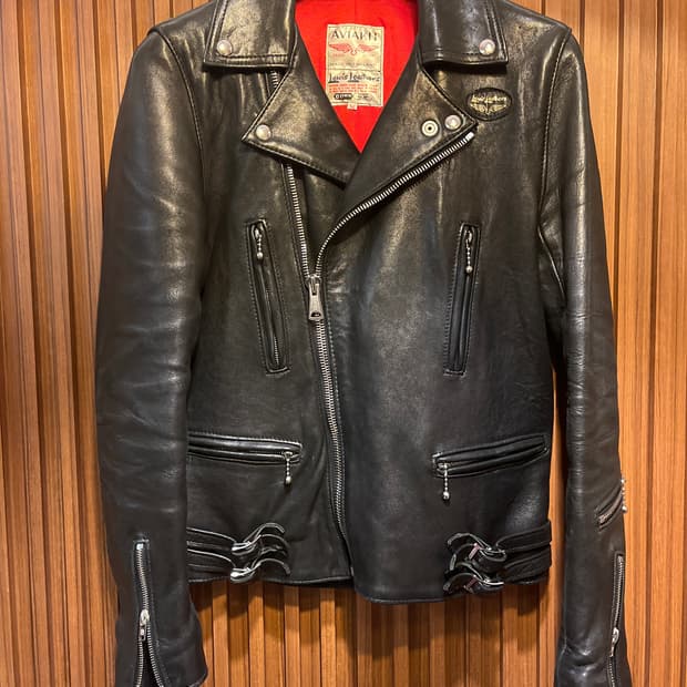 루이스레더 391 램스킨 레더자켓