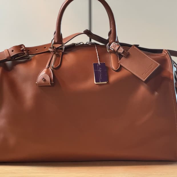 랄프로렌 퍼플라벨 더플백