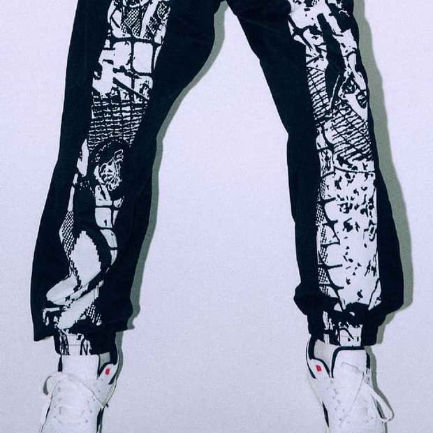 Reebok 리복 X YESEYESEE 예스아이씨 트레이닝 트랙팬츠 블랙