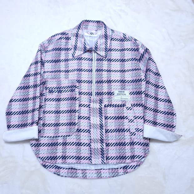 온앤온 여성 오버핏 트위드자켓 S 0302 뽀샤샤