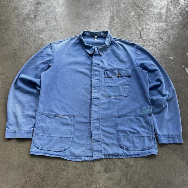 HARD FADED VINTAGE HBT 헤링본트윌 프렌치워크자켓