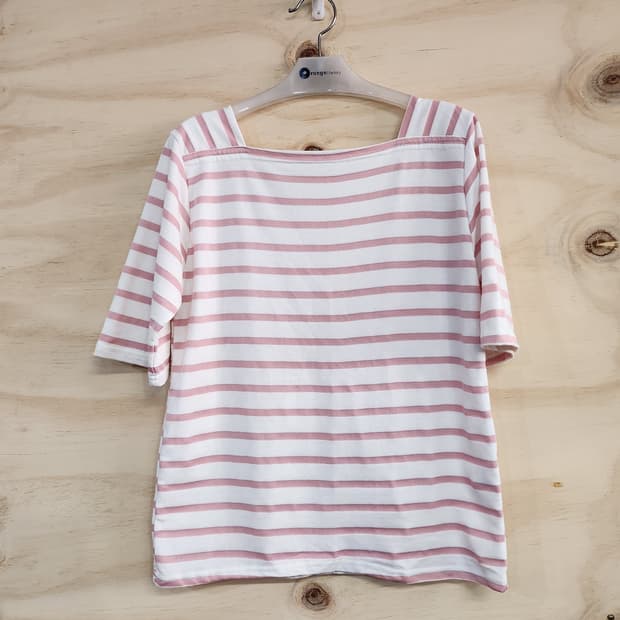 1169) OZOC 스트라이프 반팔티