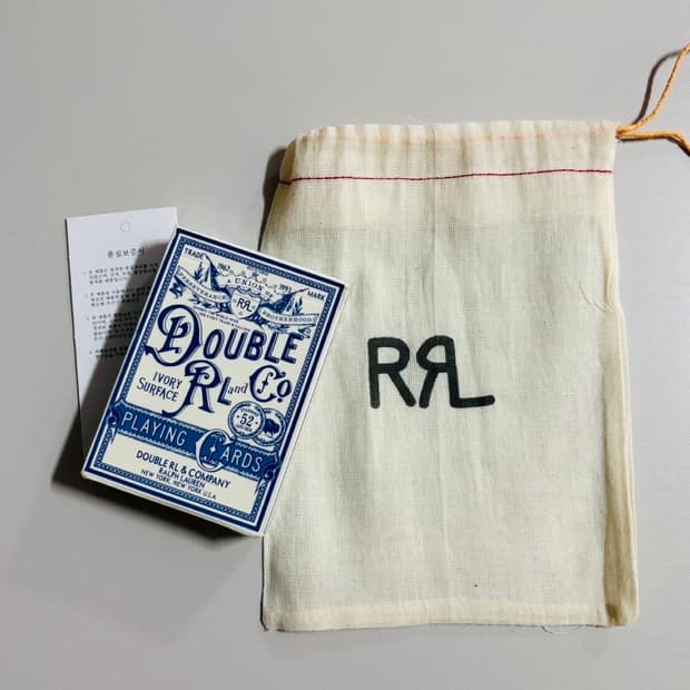 rrl 더블알엘 플레잉 카드 + 파우치 + 쇼핑백