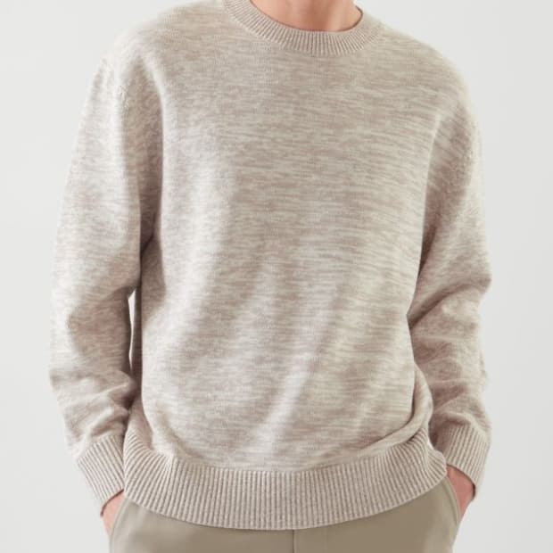 cos 베이지 릴랙스핏 s 100사이즈감