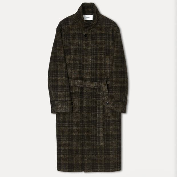 라벨아카이브 25fw 체크코트 