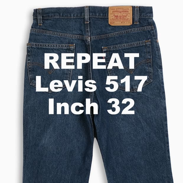 빈티지 리바이스 517 진청 90s USA 32 인치 LV51734149