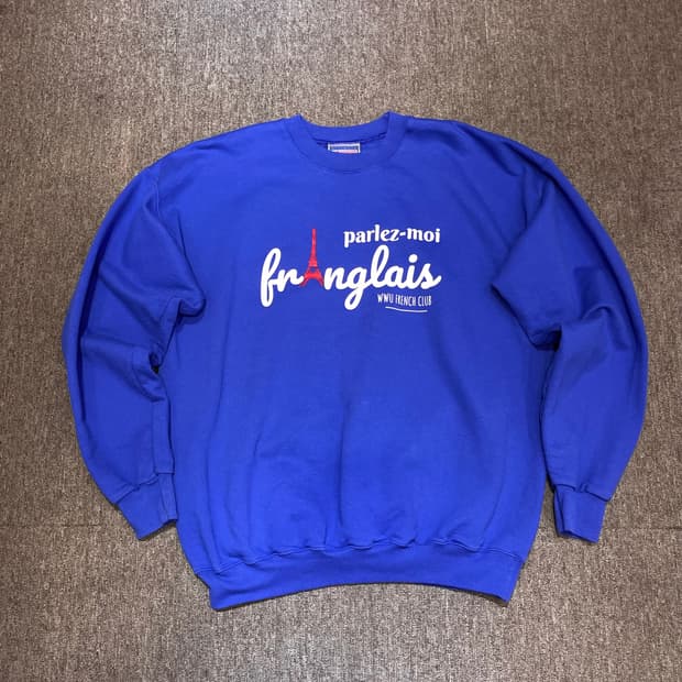 (L) Hanes 헤인즈 프린팅 맨투맨 스웻 셔츠