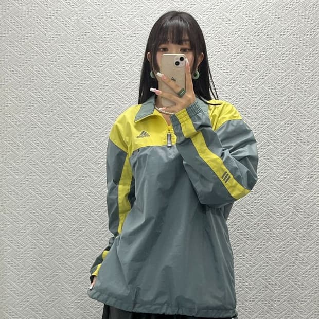 아디다스 올드스쿨 레트로 테크웨어 바람막이 아노락 M C13746