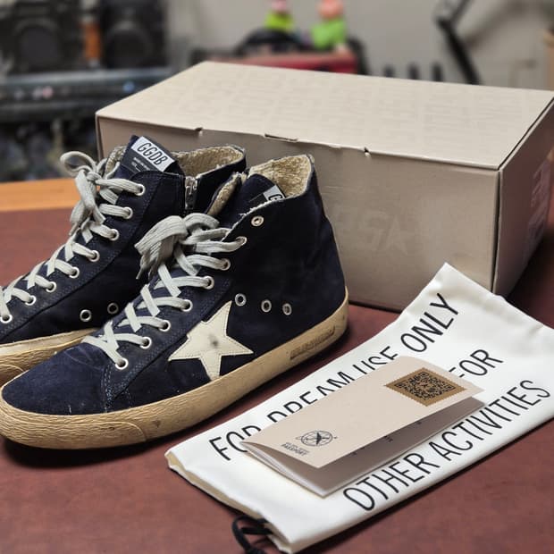 풀박실착용3회270-275(43)정품 골든구스 프란시 