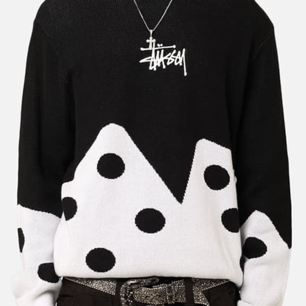 스투시 다이스 니트