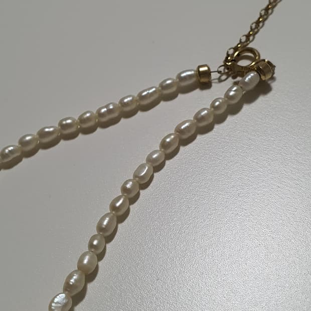 젬마알루스 진주목걸이