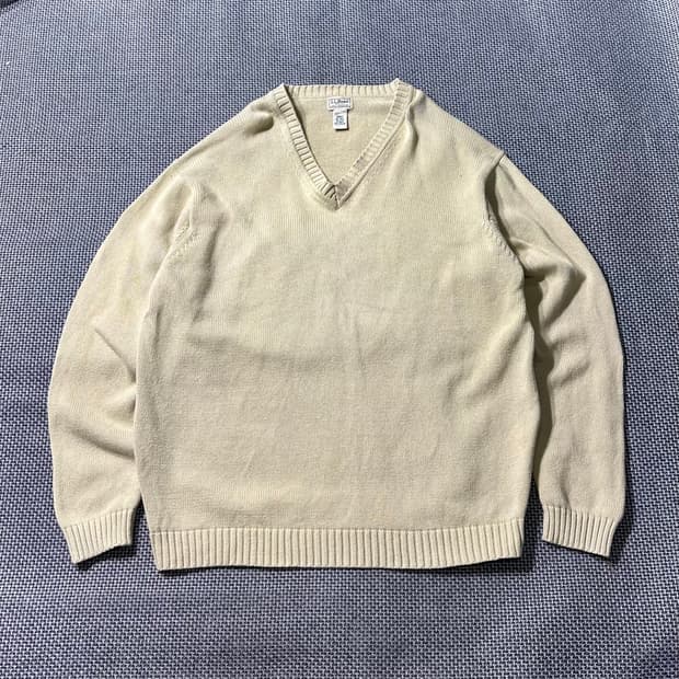 엘엘빈 브이넥 니트 (XL/old-8483)