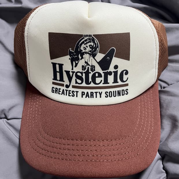 히스테릭글래머 메쉬 캡모자