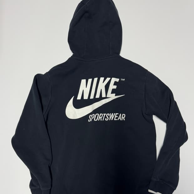 나이키 스포츠웨어 빅 로고 기모 후드집업 L