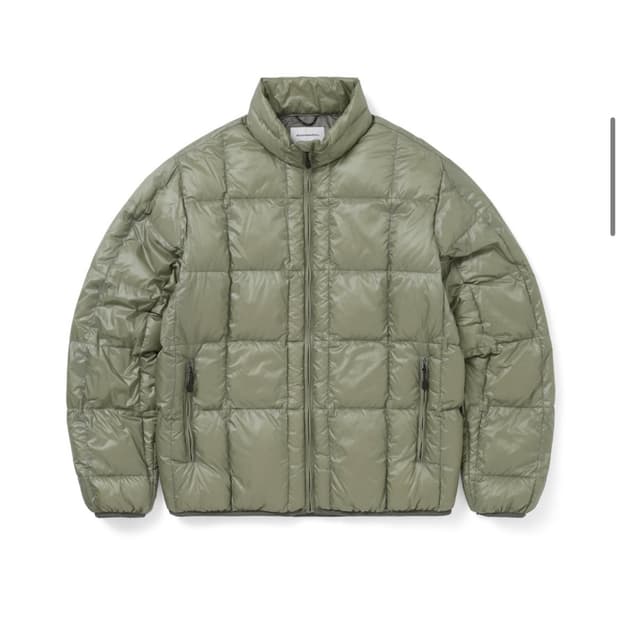 디스이즈네버댓 라이트다운 자켓 다크세이지 사이즈 교환