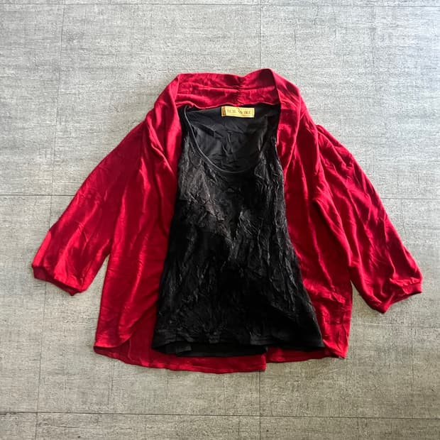 Cecil Mcbee 세실맥비 핀터깔y2k 오리엔탈펑크 슬립가디건