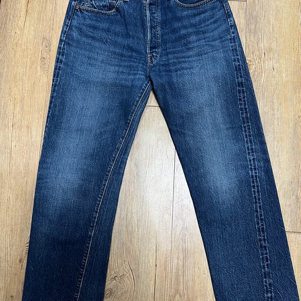 택포22) 웨어하우스 2nd-hand 다크 인디고 다크워시 31 셀비지