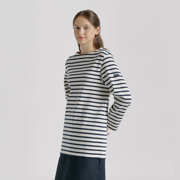 [M] 세인트제임스 메르디앙 보트넥 긴팔티