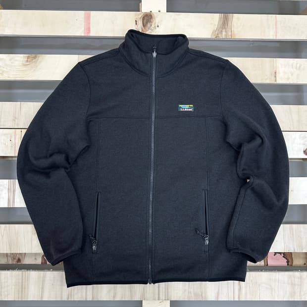 LL Bean 니트 플리스 집업자켓