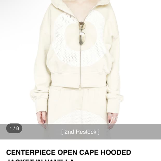 kimyo CENTERPIECE OPEN CAPE HOODED JACKE