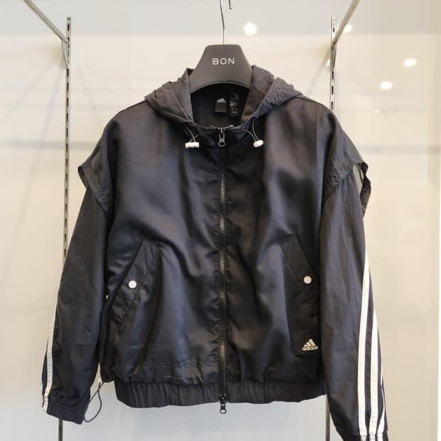 아디다스 여성 후드바람막이점퍼