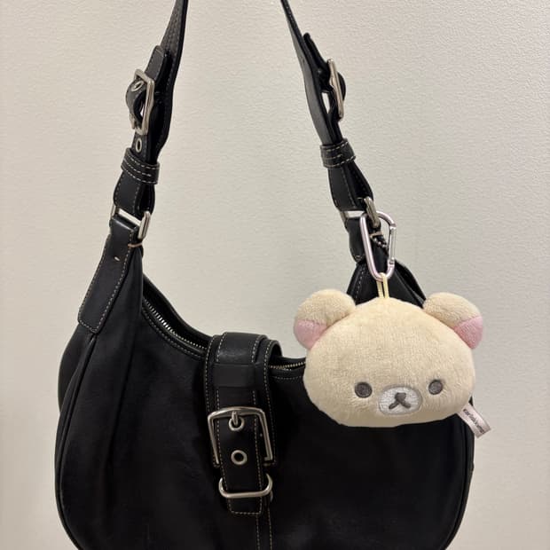 코치 호보백 블랙