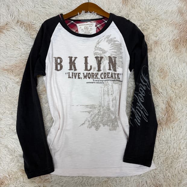 00s 와투케 펑크 y2k 레터링 롱슬리브 