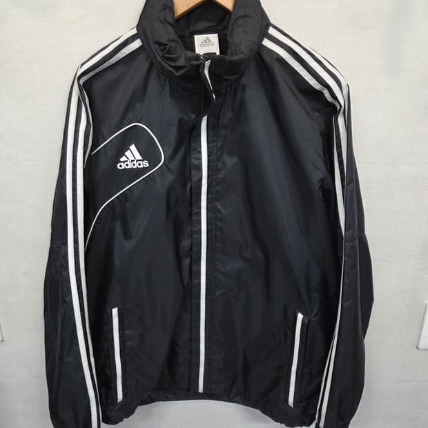 아디다스 콘 12 삼선 바람막이 트랙자켓 110